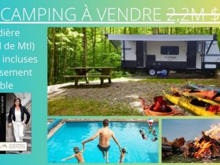 Immobilier camping à vendre, campsites, campgroung for sale, glamp REF#16723