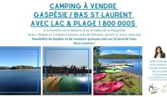 Camping : Base Plein Air & Relais St-Damase en Gaspésie REF#17091
