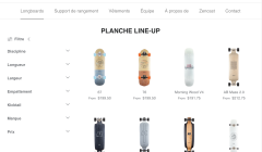 Entreprise de fabrication et marque de skate / longboard établie REF#16979