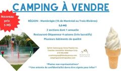 Camping à vendre en Montérégie avec mini maison et chalet REF#16818